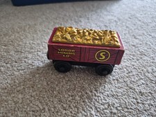 Gold car wooden - car, train