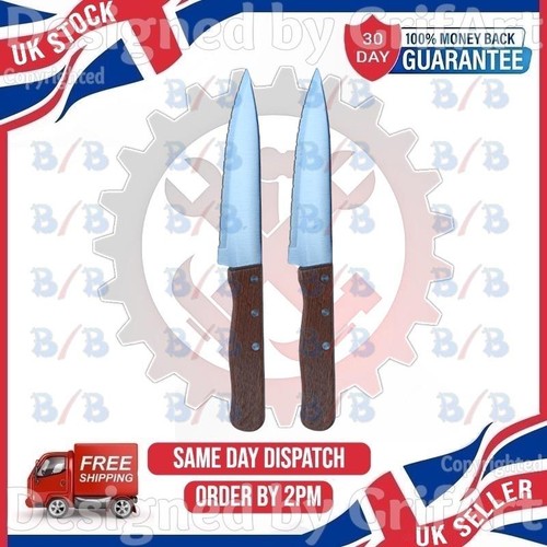 2pc large steak - 2pc, knives