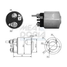 Automatic starter fits NISSAN