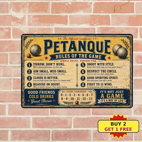 French country petanque rules - petanque,