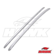 Aluminium silver roof rails - aluminium,