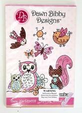 Kanban Dawn Bibby Designs Spring Woodland Foiled Topper Set.
