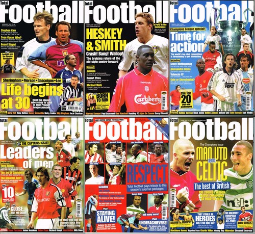 Total football magazine back - total,