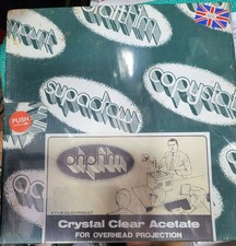 ACETATE A CRYSTAL CLEAR FOR OVERHEAD PROJECTION Film 0.075mm 267X267MM 100SHEETS