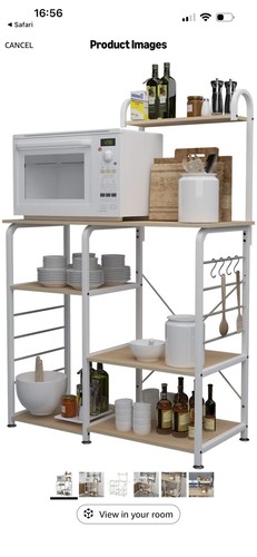 White and wood - , kitchen