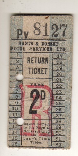 Bus tram ticket hants - bus, /