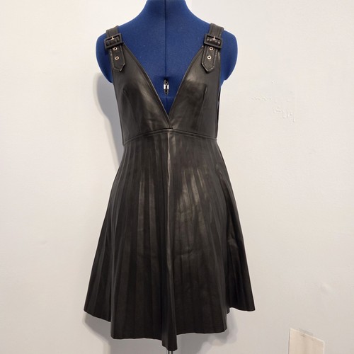 Zara black faux - faux, leather