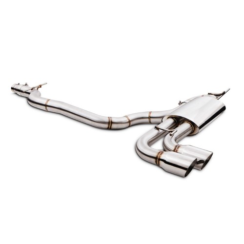 Stainless cat back exhaust - stainless,