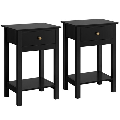 2pcs bedside tables - 2pcs,