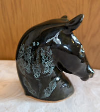 Vintage Lotus Pottery Stylised Horse Head by Elizabeth Skipworth c1960’s VGC