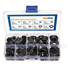 500PCS Nylon Flat O-Ring Seal