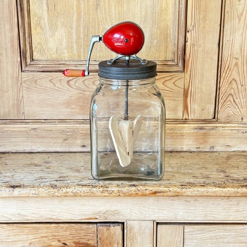 Vintage blow butter - churn, /