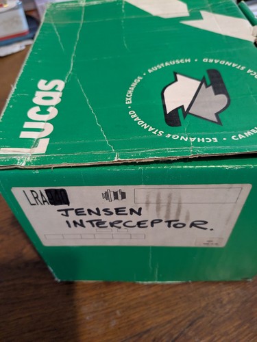 Jenson interceptor alternator - interceptor,