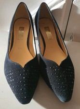 Gabor Size 6.5 Black Suede