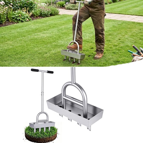 Lawn core aerator with prong - aerator,
