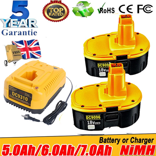5ah battery and charger - 2x,