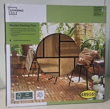 Wooden Decking Tiles 9 Pack 30