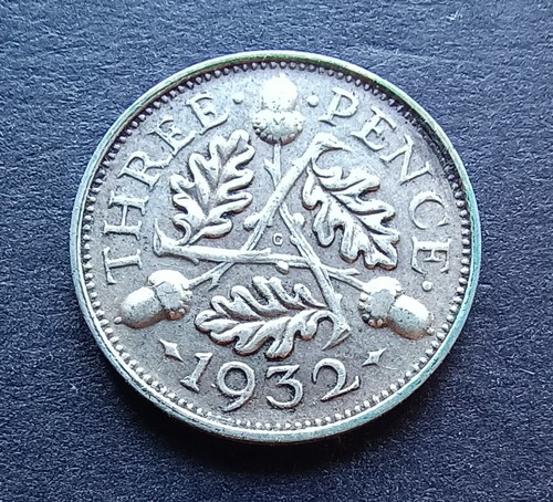 1932 threepence king - threepence,