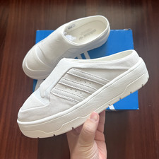 adidas Rivalry Women Mule Shoes Sneakers White Grey IG2232