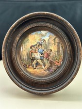 Victorian Prattware Pot Lid