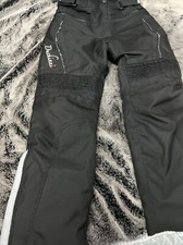 Duchinni Motor Bike Trousers Padded Knees Small Size Approx 29 Inches W L 36 In