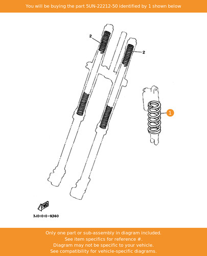 Yamaha spring - spring, (k=52n/mm)