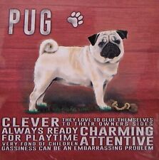 PUG  DOG PUPPY VINYL STICKER - PET SHACK -  FREE UK POSTAGE - GIFT