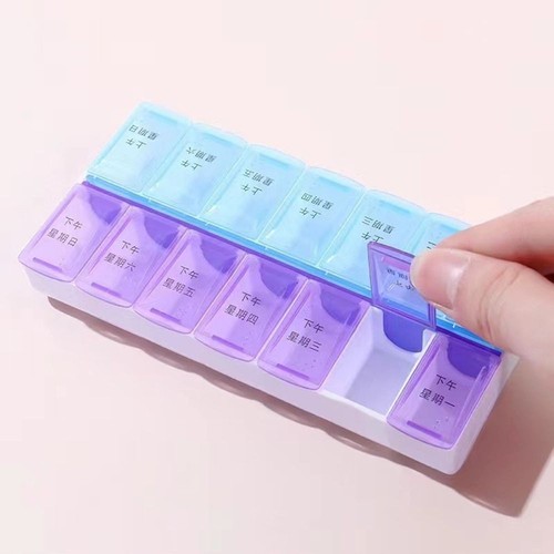 Day weekly pill box grid - weekly,