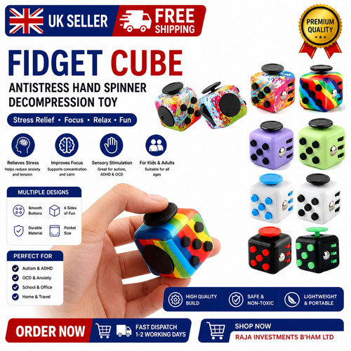 Fidget cube spinner - spinner, stress