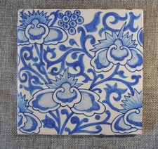 Rare Hand Painted Blue & White