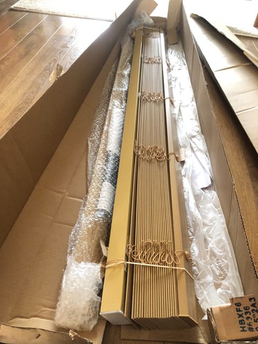 Faux oak venetian blind - venetian,