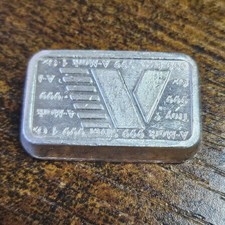 Vintage 1 oz Silver Bar USVI