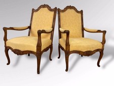 Pair Of Antique French Carved