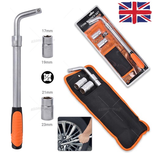 Extendable wheel brace wrench - extendable,