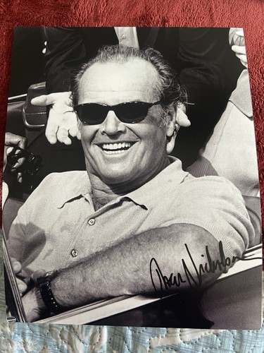 Jack nicholson autographed x - autographed, 8