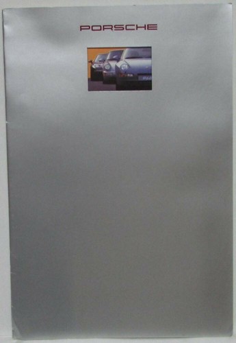 1992 porsche sales brochure - sales,