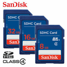 SanDisk 4GB 8GB 16GB 32GB SD Memory Card SDHC Standard Class 4 Ultra High Speed