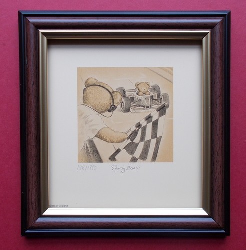 Teddy bear print - framed, by