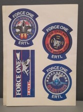 Vintage Ertl Retro Stickers Force One U.S. Airforce Aircraft Military 1980s 