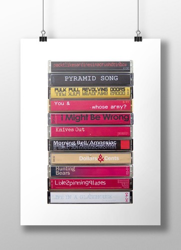 Radiohead amnesiac poster - amnesiac,