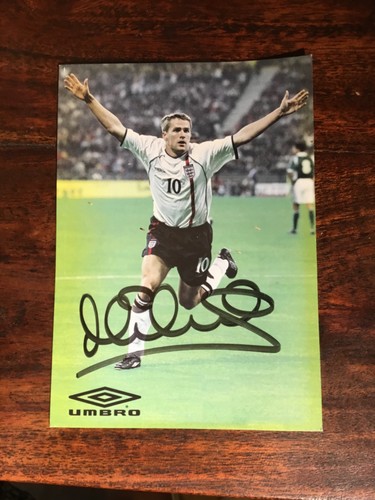 Michael owen signed - signed, england