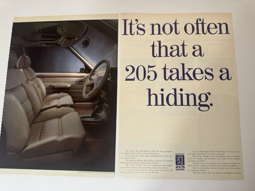 Original vintage peugeot 205 - original,