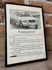 FRAMED 1989 Skoda 130 Advert |