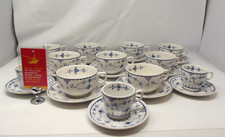 Furnivals Denmark Blue & White Cups & Saucers Collection              # 2   LM9