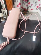 Vintage Audio Line 3 Pink Push Button Retro Telephone (Untested)