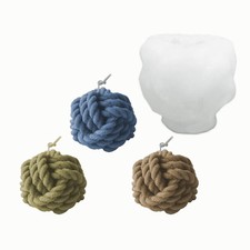 Yarn Ball Candle Mold 3D