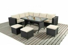 9 SEATER RATTAN GARDEN