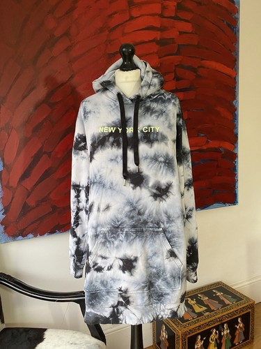 Long tie dye hoddie - tie, size