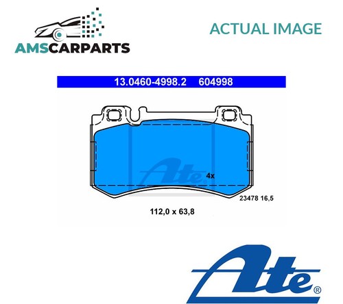 Brake pads set - pads, braking