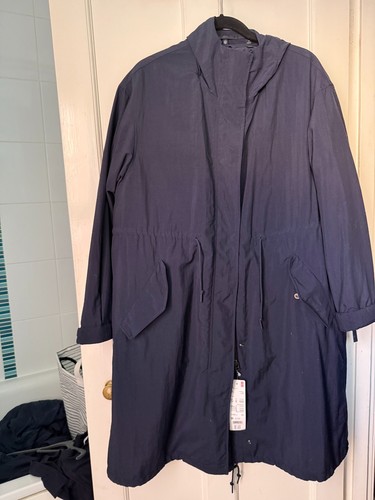 Uniqlo navy parka coat all - uniqlo,